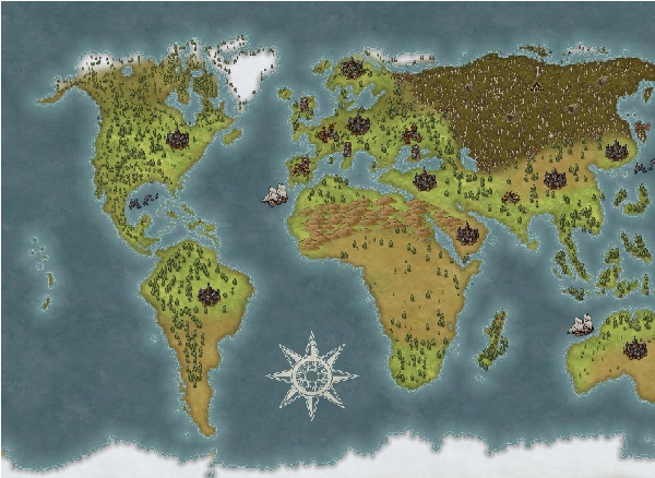 Карта альтернативного світу